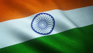 Waving Indian Flag